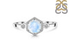 Moonstone & White Topaz Ring RBM-RDR-373.