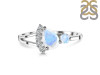 Moonstone & White Topaz Ring RBM-RDR-453.