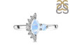 Moonstone & White Topaz Ring RBM-RDR-454.