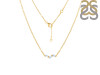Moonstone & White Topaz Necklace RBM-RDN-460.