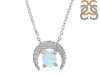 Moonstone Raw Crystal & White Topaz Necklace RBM-RN-67.