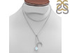 Moonstone Raw Crystal & White Topaz Necklace RBM-RN-71.