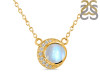 Moonstone & White Topaz Necklace RBM-RN-83.