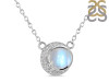 Moonstone & White Topaz Necklace RBM-RN-83.