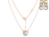 Moonstone & White Topaz Necklace RBM-RN-83.