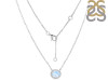 Moonstone & White Topaz Necklace RBM-RN-85.