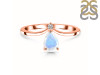 Moonstone & White Topaz Ring RBM-RR-374.