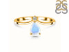 Moonstone & White Topaz Ring RBM-RR-374.