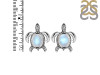 Moonstone Turtle Stud Earring RBM-RUE-4.