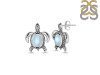Moonstone Turtle Stud Earring RBM-RUE-4.