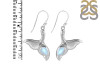 Moonstone & White Topaz Whale Tail Earring RBM-RUE-30.