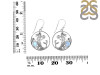 Moonstone & White Topaz Mermaid Earring RBM-RUE-57.