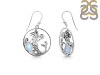 Moonstone & White Topaz Mermaid Earring RBM-RUE-57.
