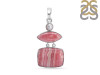 Rhodochrosite/Pearl Pendant-2SP RDC-1-172