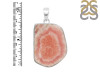 Rhodochrosite Slice Pendant-SP RDC-1-216