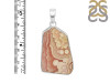 Rhodochrosite Slice Pendant-SP RDC-1-218