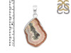 Rhodochrosite Slice Pendant-SP RDC-1-219