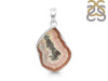 Rhodochrosite Slice Pendant-SP RDC-1-219