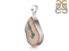 Rhodochrosite Slice Pendant-SP RDC-1-219