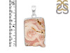 Rhodochrosite Slice Pendant-SP RDC-1-220