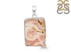 Rhodochrosite Slice Pendant-SP RDC-1-220