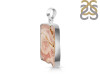 Rhodochrosite Slice Pendant-SP RDC-1-220