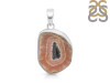 Rhodochrosite Slice Pendant-SP RDC-1-222