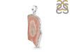 Rhodochrosite Slice Pendant-SP RDC-1-223