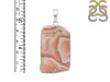 Rhodochrosite Slice Pendant-SP RDC-1-226