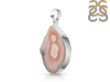 Rhodochrosite Slice Pendant-SP RDC-1-230