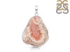 Rhodochrosite Slice Pendant-SP RDC-1-231