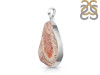 Rhodochrosite Slice Pendant-SP RDC-1-231