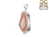 Rhodochrosite Slice Pendant-SP RDC-1-233
