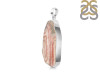 Rhodochrosite Slice Pendant-SP RDC-1-234