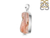 Rhodochrosite Slice Pendant-SP RDC-1-236