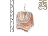 Rhodochrosite Slice Pendant-SP RDC-1-237