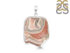 Rhodochrosite Slice Pendant-SP RDC-1-237