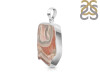 Rhodochrosite Slice Pendant-SP RDC-1-237