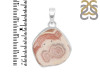 Rhodochrosite Slice Pendant-SP RDC-1-238