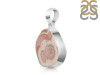 Rhodochrosite Slice Pendant-SP RDC-1-238