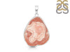 Rhodochrosite Slice Pendant-SP RDC-1-241