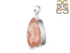 Rhodochrosite Slice Pendant-SP RDC-1-241