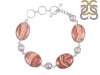 Rhodochrosite/Pearl Bracelet-BSL RDC-11-11