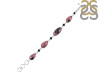 Rhodonite/Black-Tourmaline Bracelet-BSL RDN-11-2.