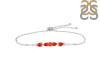 Red Onyx Bracelet With Adjustable Camera Lock ROX-RDB-150.