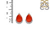 Red Onyx & White Topaz Stud Earring ROX-RDE-1262.