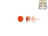 Red Onyx Stud Earring ROX-RDE-1321.