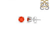 Red Onyx Stud Earring ROX-RDE-1321.