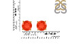 Red Onyx Stud Earring ROX-RDE-1353.