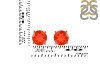 Red Onyx Stud Earring ROX-RDE-1353.